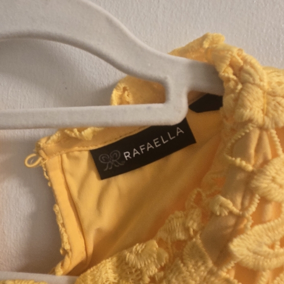 Rafaella Sunflower Lace Scalloped Sleeveless Blouse Size L - Picture 9 of 9